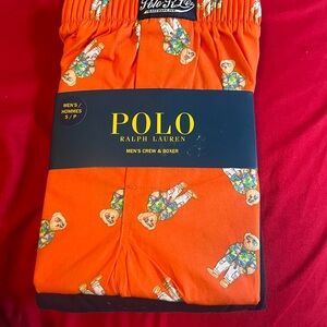 Polo Ralph Lauren Orange Bear Print Boxers